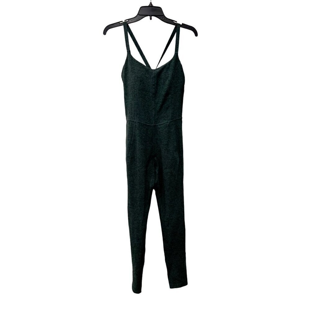 New ZELLA Women's Size M Restore Soft Jumpsuit Green Duck